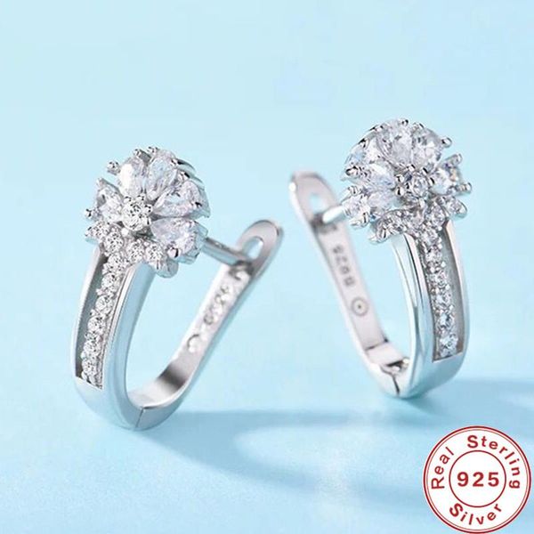 sterling silver earrings flower zircon woman wedding jewelry gift dangle & chandelier
sterling silver earrings flower zircon woman wedding jewelry gift dangle & chandelier