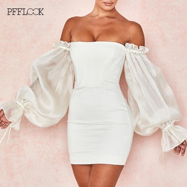 casual dresses pfflook off shoulder white dress women strapless backless drawstring puff sleeves mini vestidos bodycon slim party, Black;gray
casual dresses pfflook off shoulder white dress women strapless backless drawstring puff sleeves mini vestidos bodycon slim party, Black;gray