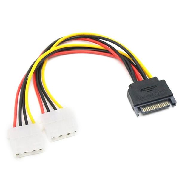 computer cables & connectors 10pcs sata 15-pin male to dual 4-pin molex female y splitter ide hard drive power converter cable, 8inch/20cm
computer cables & connectors 10pcs sata 15-pin male to dual 4-pin molex female y splitter ide hard drive power converter cable, 8inch/20cm