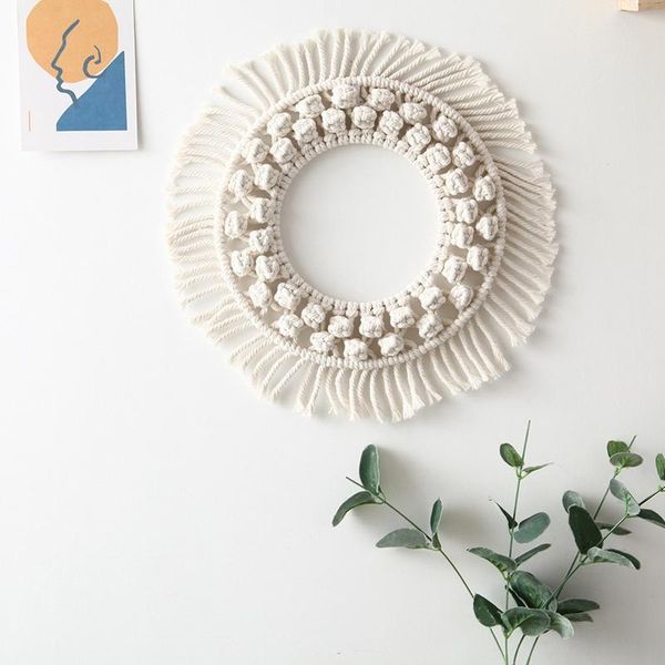macrame mirror frame tapestry handmade woven wall hanging decorative bohemia creative home art decorations tapestries
macrame mirror frame tapestry handmade woven wall hanging decorative bohemia creative home art decorations tapestries