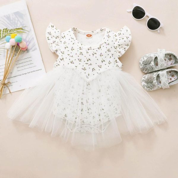 summer baby girls dresses infant ruffle sleeve floral romper tulle dress clothes kids outfits sundress rompers, Blue
summer baby girls dresses infant ruffle sleeve floral romper tulle dress clothes kids outfits sundress rompers, Blue