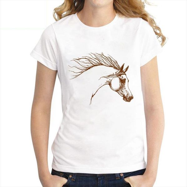 short sleeve ladies summer hipster men t shirt abstract horse graphics fun retro and women o neck, White;black
short sleeve ladies summer hipster men t shirt abstract horse graphics fun retro and women o neck, White;black