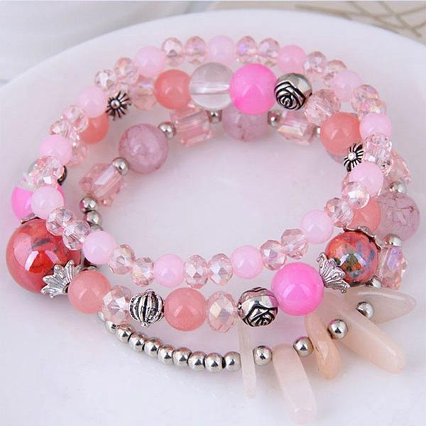 link, chain 3pcs fashion crystal bead bracelet for women vintage geometry stone charms bangles set jewelry bohemian pulseras mujer wholesale, Black
link, chain 3pcs fashion crystal bead bracelet for women vintage geometry stone charms bangles set jewelry bohemian pulseras mujer wholesale, Black