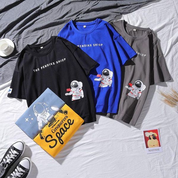 men's casual shirts 2021 short sleeve t-shirt summer fashion brand loose half body clothes, White;black
men's casual shirts 2021 short sleeve t-shirt summer fashion brand loose half body clothes, White;black