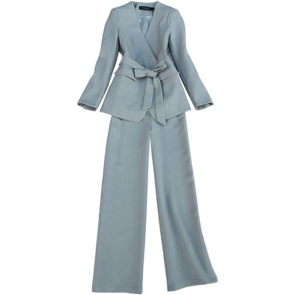 women's suits & blazers fashion ol suit women spring highquality slim-fit lace-up business casual + wide-leg pant two-piece, White;black
women's suits & blazers fashion ol suit women spring highquality slim-fit lace-up business casual + wide-leg pant two-piece, White;black