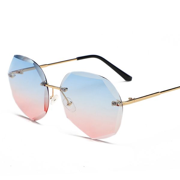 lx brand fashion rimless gradient sunglasses women brand designer shades cutting lens metal frames vintage sun glasses oculos de sol, White;black
lx brand fashion rimless gradient sunglasses women brand designer shades cutting lens metal frames vintage sun glasses oculos de sol, White;black