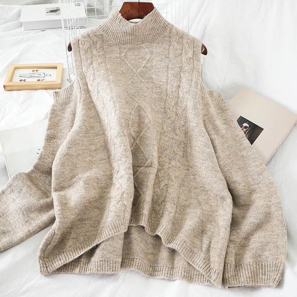 autumn winter off shoulder solid knitted sweater elegant female loose asymmetric long sleeve pullovers women's sweaters, White;black
autumn winter off shoulder solid knitted sweater elegant female loose asymmetric long sleeve pullovers women's sweaters, White;black