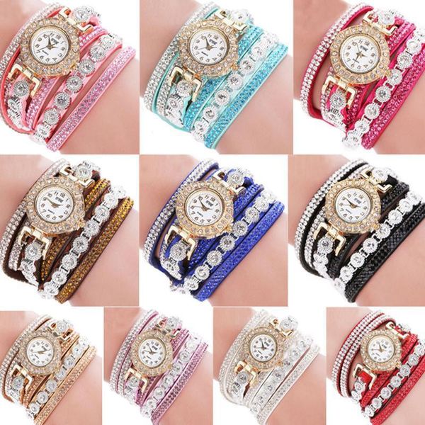 women fashion casual rhinestone analog quartz watch bracelet 10 colors wristwatches, Slivery;brown
women fashion casual rhinestone analog quartz watch bracelet 10 colors wristwatches, Slivery;brown