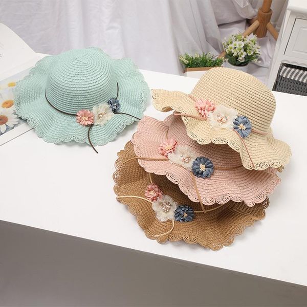caps & hats girls summer sun hat beach play fashion beautiful flower decoration straw children's protection, Yellow
caps & hats girls summer sun hat beach play fashion beautiful flower decoration straw children's protection, Yellow