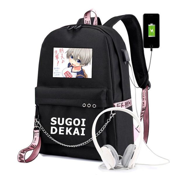 backpack uzaki-chan wants to hang out for girls back school shoulders usb charging canvas travel bag teenagers lapbags
backpack uzaki-chan wants to hang out for girls back school shoulders usb charging canvas travel bag teenagers lapbags