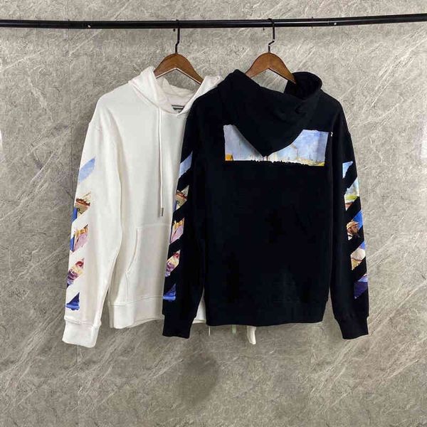 & men's hoodies sweatshirts oil monet painting comfortable terry hooded sweater loose top, Black
& men's hoodies sweatshirts oil monet painting comfortable terry hooded sweater loose top, Black