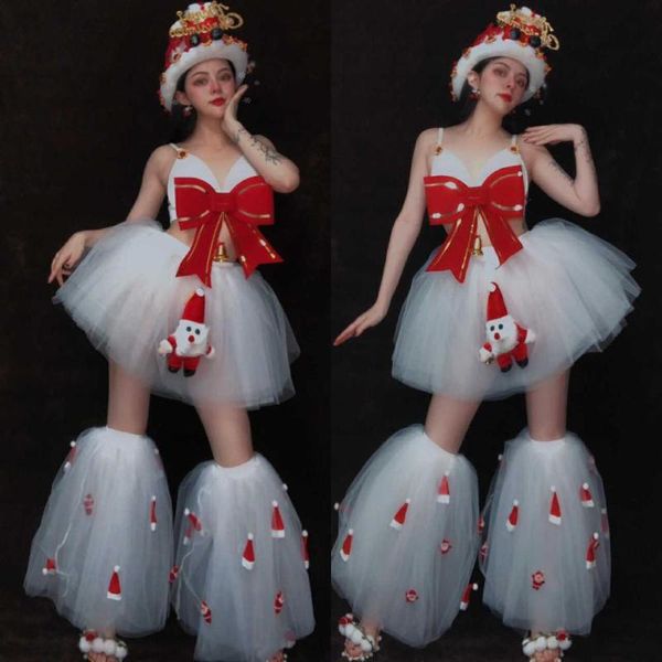 stage wear christmas party dance costume white tutu skirt bar singer clothes gogo rave outfit performance dt2148, Black;red
stage wear christmas party dance costume white tutu skirt bar singer clothes gogo rave outfit performance dt2148, Black;red