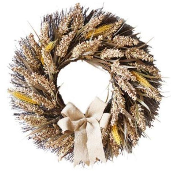 decorative flowers & wreaths simulation garland, thanksgiving american home wheat ears, grain harvest festival decorations, rattan ring
decorative flowers & wreaths simulation garland, thanksgiving american home wheat ears, grain harvest festival decorations, rattan ring