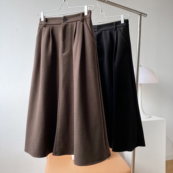 woolen women's autumn winter high-waisted thin large-length mid-length a-line skirt hhp7, Black
woolen women's autumn winter high-waisted thin large-length mid-length a-line skirt hhp7, Black
