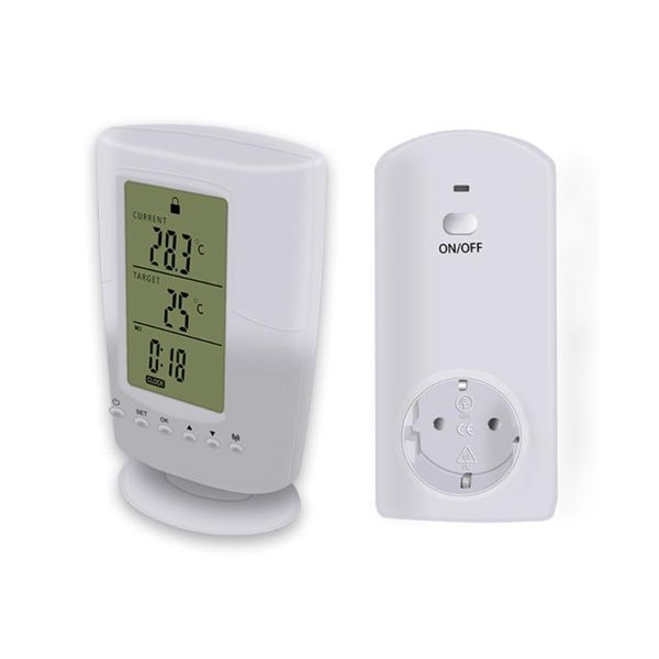 smart home control programmable wireless thermostat intelligent temperature controller for spa bar green house (us plug)
smart home control programmable wireless thermostat intelligent temperature controller for spa bar green house (us plug)