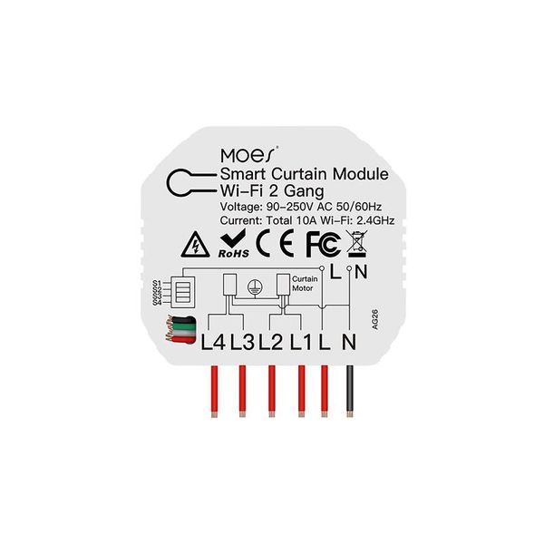 smart home control tuya wifi 2 gang curtain blind switch module roller shutter electric motor tuya/smart life app work with google alexa
smart home control tuya wifi 2 gang curtain blind switch module roller shutter electric motor tuya/smart life app work with google alexa