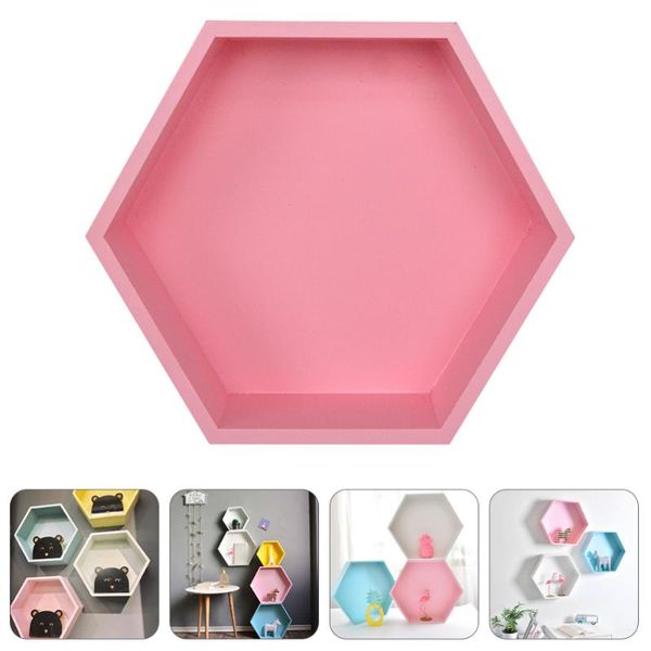 hooks & rails 1pc decorative wooden shelf hexagon wall decoration storage rack po prop
hooks & rails 1pc decorative wooden shelf hexagon wall decoration storage rack po prop