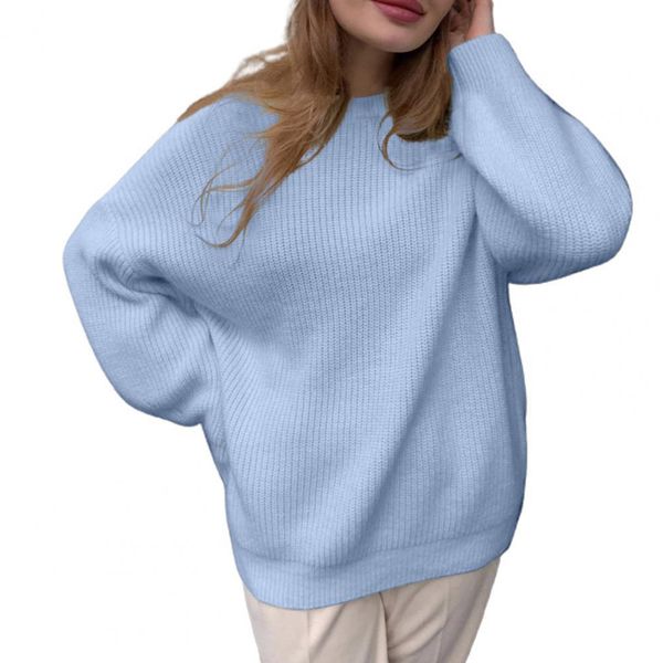 women's sweaters candy lantern sleeve plain weave knitted pullover autumn winter thicken casual oversize, White;black
women's sweaters candy lantern sleeve plain weave knitted pullover autumn winter thicken casual oversize, White;black