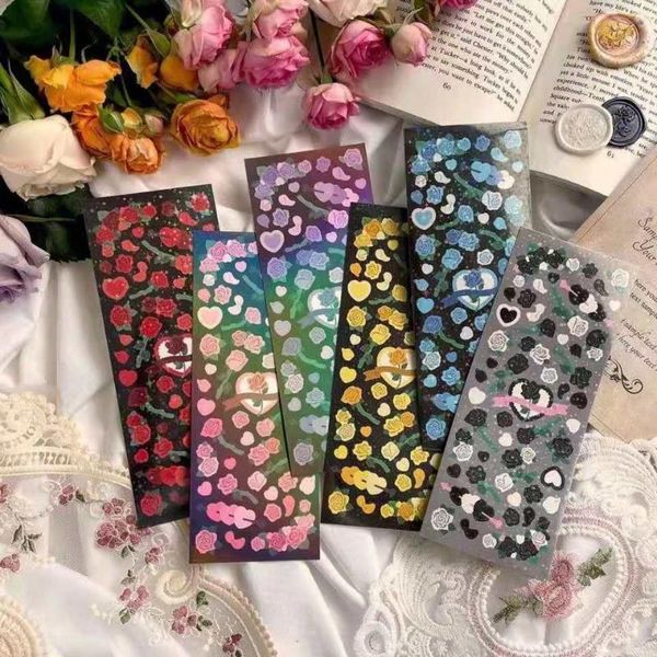 korea colorful laser love heart rose stickers diy scrapbook happy planner junk journal diary po decoration gift wrap
korea colorful laser love heart rose stickers diy scrapbook happy planner junk journal diary po decoration gift wrap