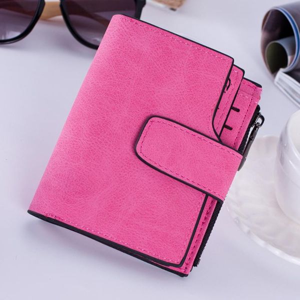 wallets solid color women short wallet fashion soft pu leather small coin bag purse bifold ladies card holder clutch, Red;black
wallets solid color women short wallet fashion soft pu leather small coin bag purse bifold ladies card holder clutch, Red;black