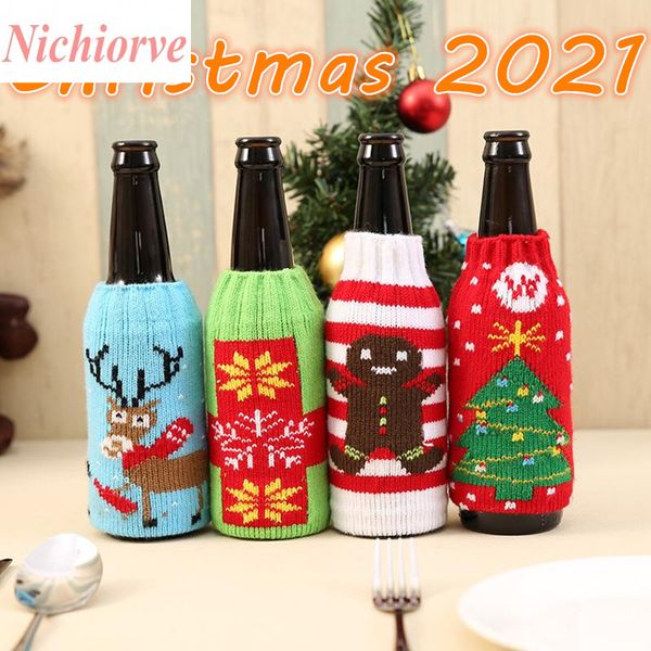 new christmas knitted wine bottle cover party favor xmas beer wines bags santa snowman moose beers bottles covers wholesale
new christmas knitted wine bottle cover party favor xmas beer wines bags santa snowman moose beers bottles covers wholesale