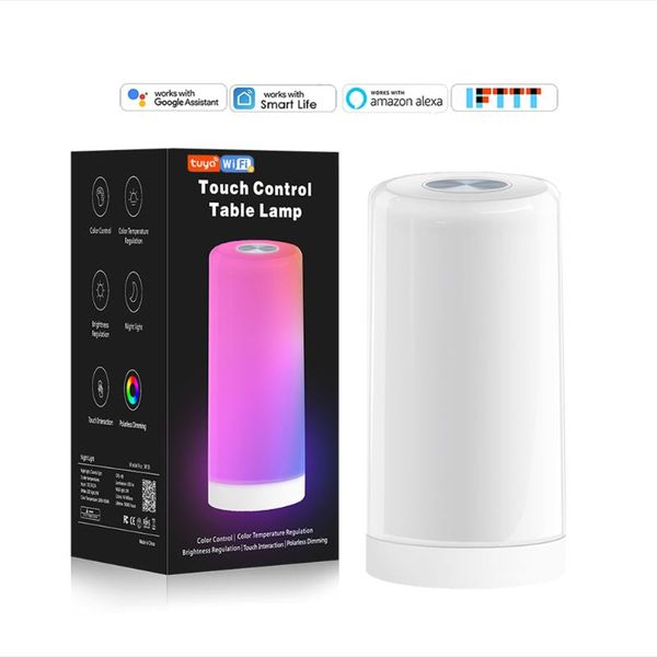 night lights bedside lamp tuya wifi smart light touch switch led app remote control color adjustment atmosphere
night lights bedside lamp tuya wifi smart light touch switch led app remote control color adjustment atmosphere