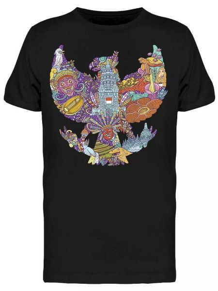 indonesia garuda pancasila shape men's tee -image by shutterstock, White;black
indonesia garuda pancasila shape men's tee -image by shutterstock, White;black