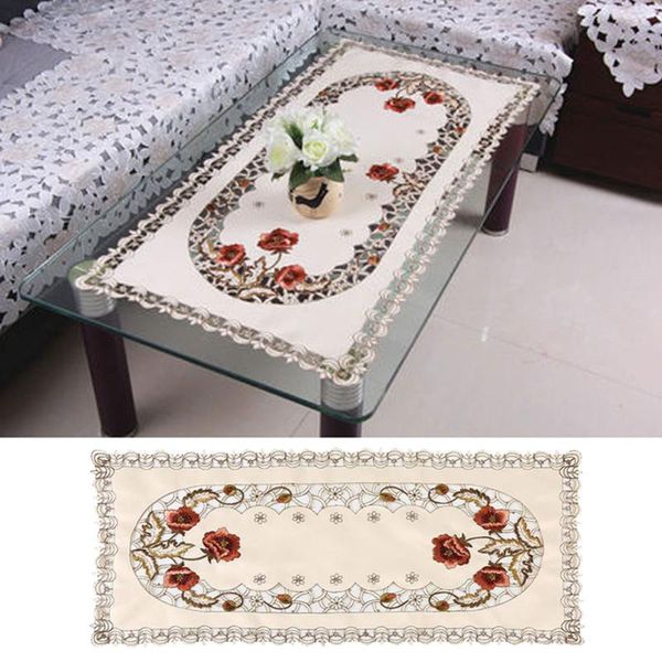 table cloth 40x85cm tablecloth embroidered rectangular vintage lace floral decoration kitchen dining party
table cloth 40x85cm tablecloth embroidered rectangular vintage lace floral decoration kitchen dining party