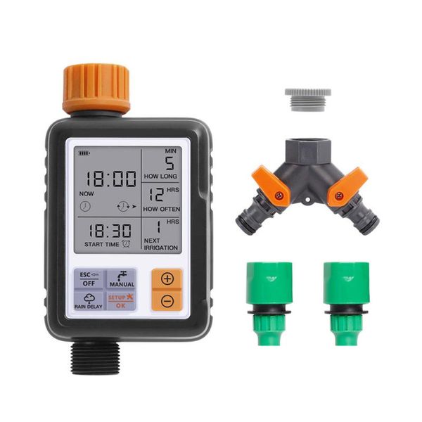 watering equipments 1 set automatic irrigation water timer screen sprinkler controller (dual exit)
watering equipments 1 set automatic irrigation water timer screen sprinkler controller (dual exit)