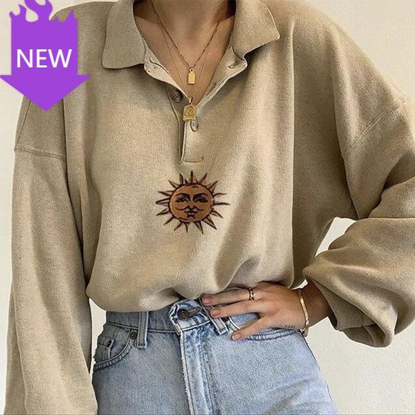 girls preppy style casual streetwear brand fashion sun embroidered collar oversized sweatshirt women women's hoodies & sweatshirts, Black
girls preppy style casual streetwear brand fashion sun embroidered collar oversized sweatshirt women women's hoodies & sweatshirts, Black