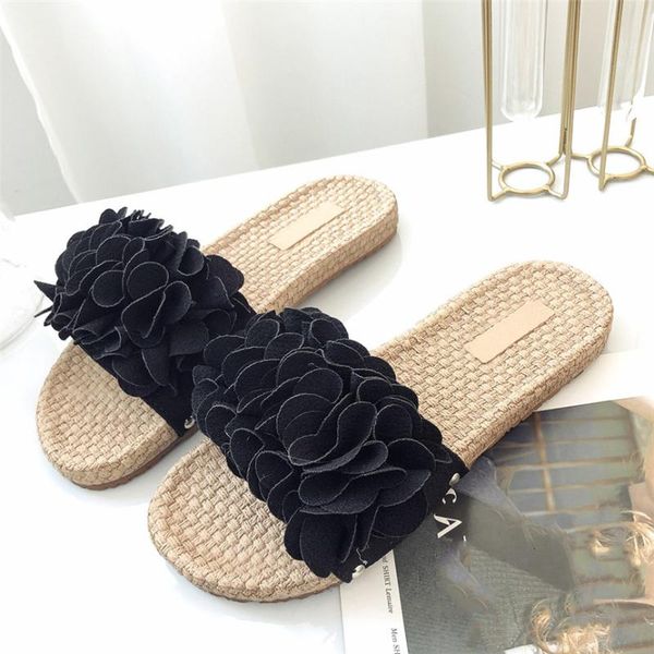 slippers women causal slipper round toe flower flat shoes beach sandals bohemia ladies non-slip flip flops 25, Black
slippers women causal slipper round toe flower flat shoes beach sandals bohemia ladies non-slip flip flops 25, Black