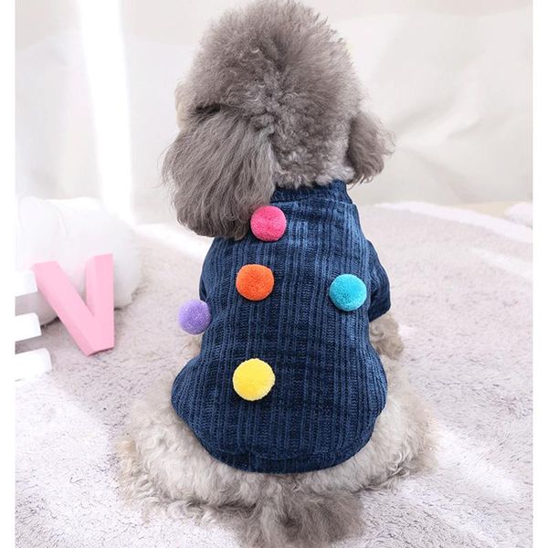 dog apparel est pet sweater winter autumn warm cat clothes lovely design with balls coat for dogs cats
dog apparel est pet sweater winter autumn warm cat clothes lovely design with balls coat for dogs cats