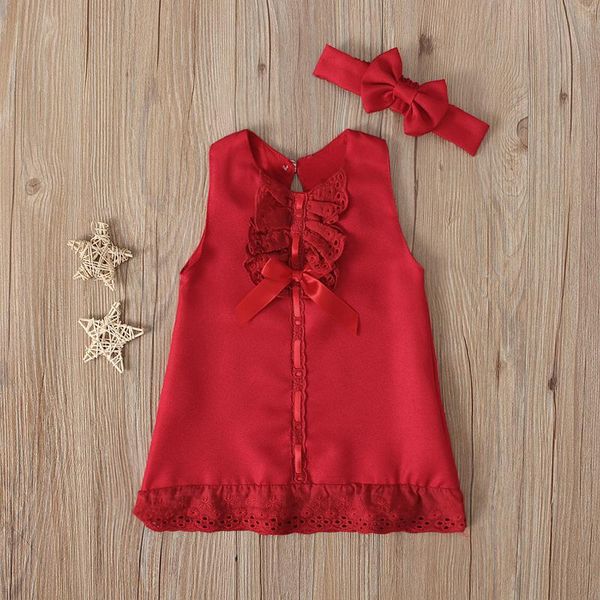 girl's dresses girl princess dress toddler born baby girls sleeveless lace headband 2pcs floral bow a-line sundress 70-100, Red;yellow
girl's dresses girl princess dress toddler born baby girls sleeveless lace headband 2pcs floral bow a-line sundress 70-100, Red;yellow