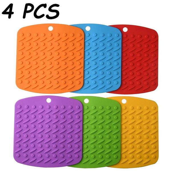 mats & pads 2pcs silicone pot holder multifunctional square heat resistant mat cup coasters non-slip table placemat kitchen tool
mats & pads 2pcs silicone pot holder multifunctional square heat resistant mat cup coasters non-slip table placemat kitchen tool
