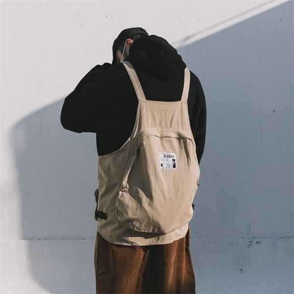 waistcoat vest big backpack japanese vintage multi-pocket men and women sleeveless brand tooling jacket 211104, Black;white
waistcoat vest big backpack japanese vintage multi-pocket men and women sleeveless brand tooling jacket 211104, Black;white