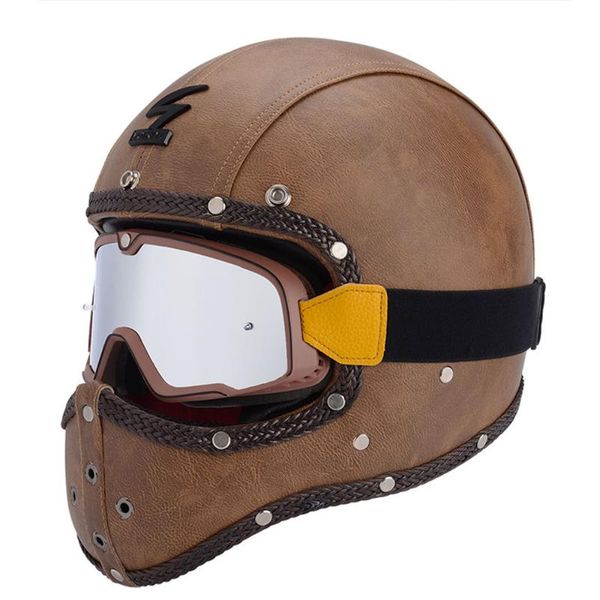 motorcycle helmets 2021 vintage full face motorbike helmet leather cafe racer cross country retro capacete de moto
motorcycle helmets 2021 vintage full face motorbike helmet leather cafe racer cross country retro capacete de moto