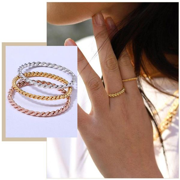 cluster rings minimalist twisted rope for women,thin stainless steel metal wedding anniversary party jewelry,eternal love gift her, Golden;silver
cluster rings minimalist twisted rope for women,thin stainless steel metal wedding anniversary party jewelry,eternal love gift her, Golden;silver