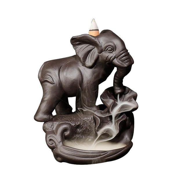 backflow incense burner elephant god emblem auspicious and success ceramic waterfall censer home decor + 10pcs cones fragrance lamps
backflow incense burner elephant god emblem auspicious and success ceramic waterfall censer home decor + 10pcs cones fragrance lamps