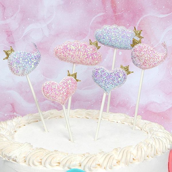other event & party supplies bling sparkle cartoon whale love heart cloud birthday cake er golden crown three-dimensional dessert insert
other event & party supplies bling sparkle cartoon whale love heart cloud birthday cake er golden crown three-dimensional dessert insert
