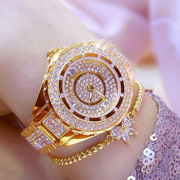 wristwatches montre femme watch women gold crystal diamond ladies dress wrist watches for stainless steel clock, Slivery;brown
wristwatches montre femme watch women gold crystal diamond ladies dress wrist watches for stainless steel clock, Slivery;brown