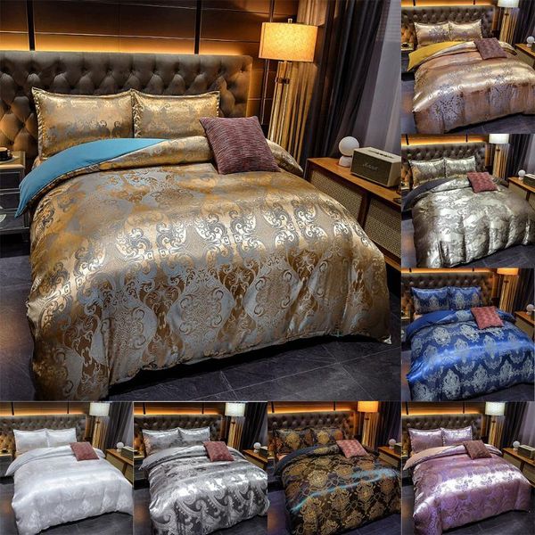bedding sets romanze high-end european-style satin jacquard bright surface 3pcs/set -size bed quilt cover kit
bedding sets romanze high-end european-style satin jacquard bright surface 3pcs/set -size bed quilt cover kit
