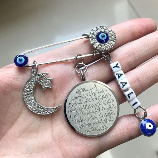 pins, brooches persian crescent moon star amulet ayatul kursi yaali turkish evil eye brooch islam muslim baby pin, Gray
pins, brooches persian crescent moon star amulet ayatul kursi yaali turkish evil eye brooch islam muslim baby pin, Gray