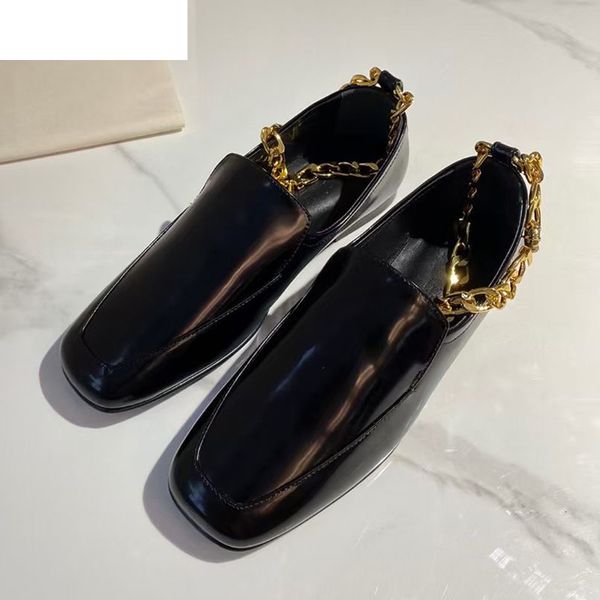 sandals flat retro gold chain grandma shoes women square toe real leather fashion loafers female spring comfort vacation casual xl, Black
sandals flat retro gold chain grandma shoes women square toe real leather fashion loafers female spring comfort vacation casual xl, Black