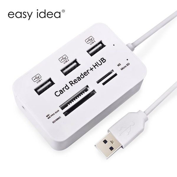 hubs multi usb combo hub 2.0 3 ports with card reader all in one splitter 480mbps for ms,m2,sd/mmc,tf portable pc laptop
hubs multi usb combo hub 2.0 3 ports with card reader all in one splitter 480mbps for ms,m2,sd/mmc,tf portable pc laptop