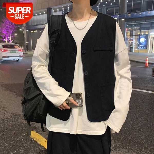 yemi fashion|working vest korean retro loose harajuku style men and women couple jacket #uv5r, Black;brown
yemi fashion|working vest korean retro loose harajuku style men and women couple jacket #uv5r, Black;brown