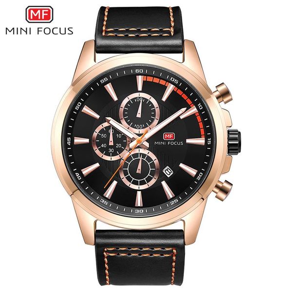 wristwatches minifocus watch brand man watches with chronograph sport waterproof clock military luxury men's analog quartz, Slivery;brown 
wristwatches minifocus watch brand man watches with chronograph sport waterproof clock military luxury men's analog quartz, Slivery;brown