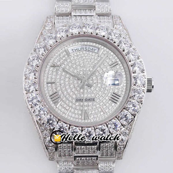 designer watches 43mm date 228396 asian 2813 automatic mens watch 228398 gypsophila rome markers steel big diamond bezel bracelet bling, Slivery;brown
designer watches 43mm date 228396 asian 2813 automatic mens watch 228398 gypsophila rome markers steel big diamond bezel bracelet bling, Slivery;brown