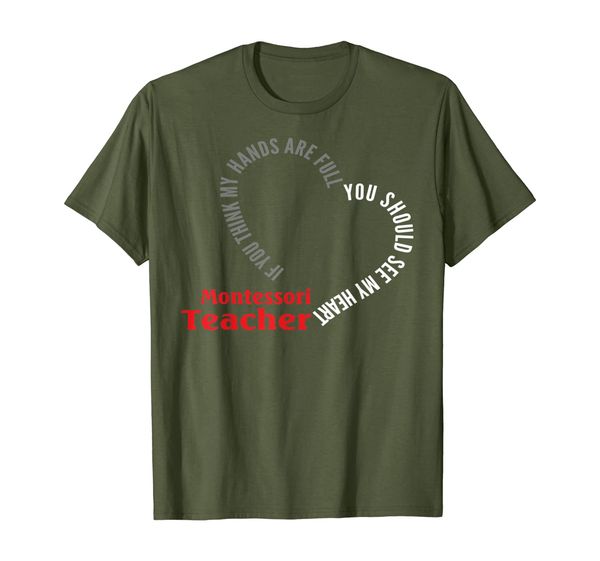 Montessori If You Think My Hands Are Full Cute Heart Gift T-Shirt, Mainly pictures
Montessori If You Think My Hands Are Full Cute Heart Gift T-Shirt, Mainly pictures