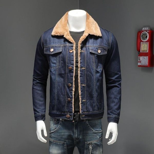 men's jackets 2021 winter denim jacket men fleece coat mens thick warm bomber outwear fashion causal jean male cowboy, Black;brown
men's jackets 2021 winter denim jacket men fleece coat mens thick warm bomber outwear fashion causal jean male cowboy, Black;brown