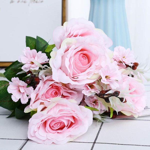 decorative flowers & wreaths artificial rose pink silk peony bouquet fake for home wedding holding decoration
decorative flowers & wreaths artificial rose pink silk peony bouquet fake for home wedding holding decoration